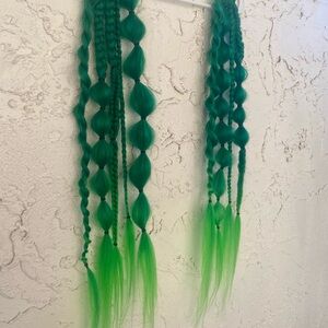 Festival EDC Rave Tie-In Bubble Braid Extensions